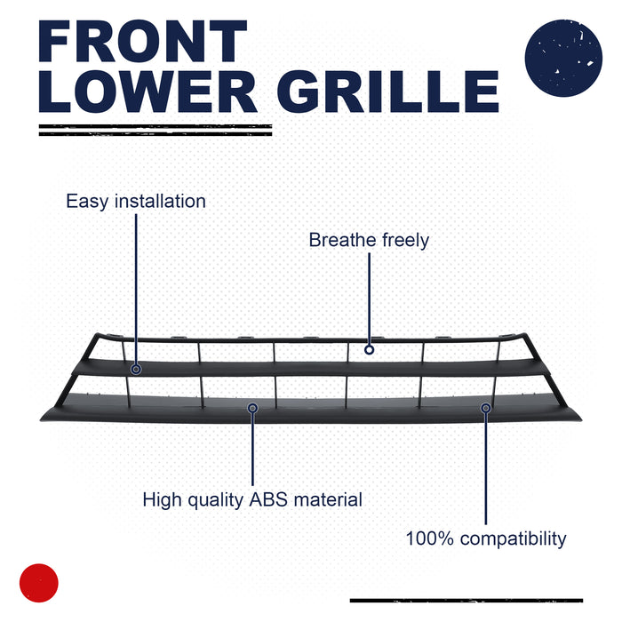 PENSUN Front Bumper Insert Lower Grille Grill For 2016-2018 Honda Civic Sedan Coupe
