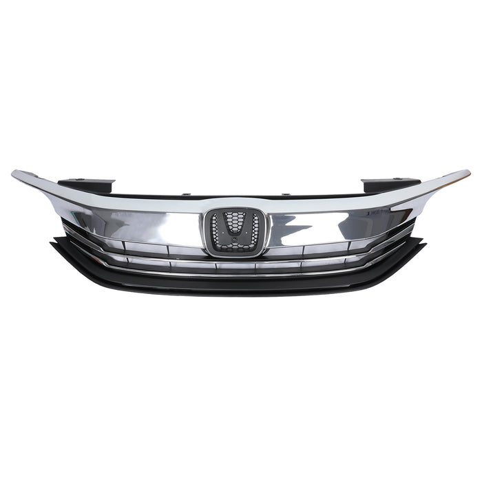 PENSUN Front Bumper Grille Grill Upper Lower Kit For 2016 2017 Honda Accord Sedan 4D