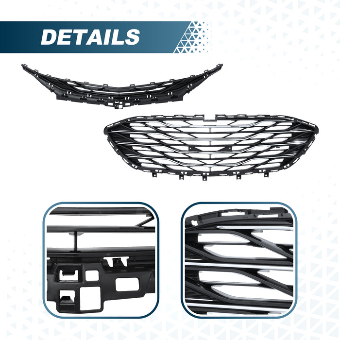 PENSUN Front Bumper Cover Kit Fit for 2019-2022 Chevy Malibu