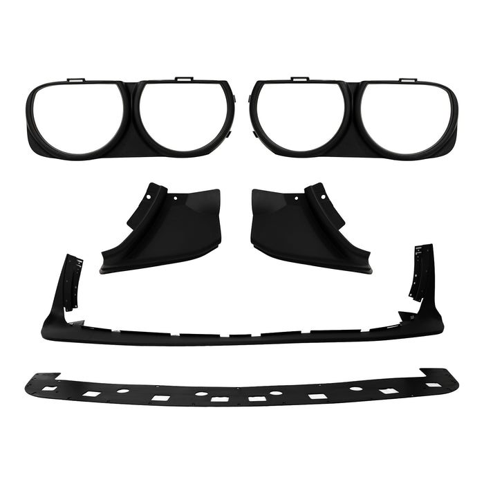 PENSUN Front Bumper Kit Fit for 2015-2023 Dodge Challenger Hellcat Style w/Grille Lip