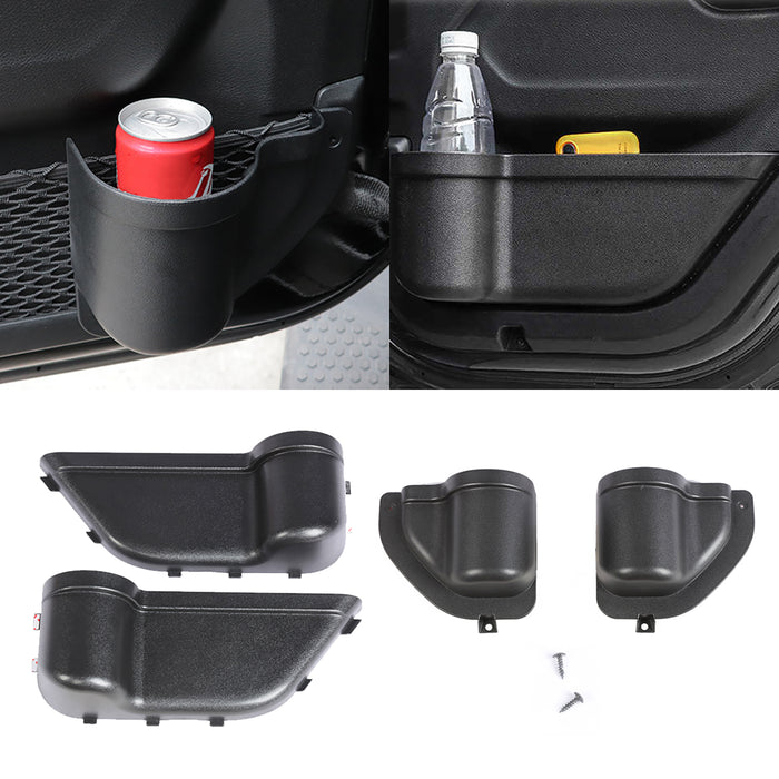 PENSUN Front and Rear Door Storage Pockets, Door Side Organizer Box Fit for 2018-2023 Jeep Wrangler JL Gladiator JT / 4 Pcs