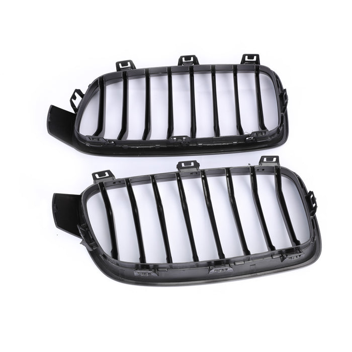 PENSUN Front Kidney ABS Grill Grille Guards For 2012-2018 BMW 3-Series F30 F31 F35 328i 335i / Matte Black
