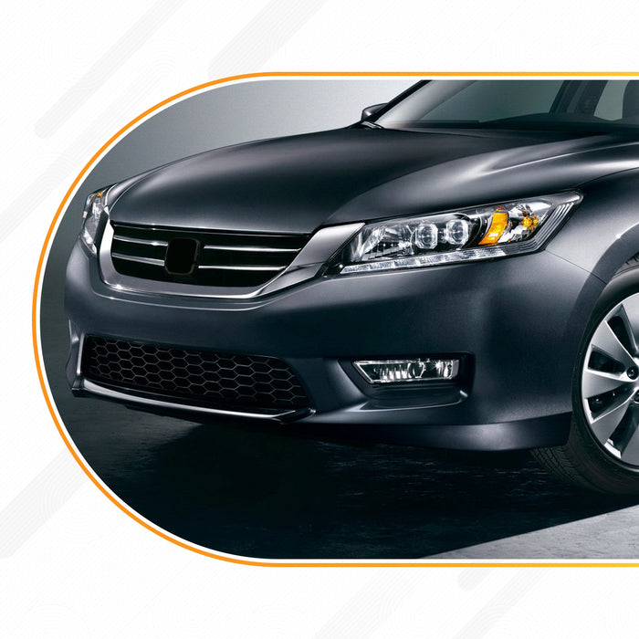 PENSUN Chrome Front Grille Hood Grill Replacement Fit For Honda Accord 4 Door Sedan 2013 2014 2015 HO1200214 71121T2FA01 5519311Q 5519311