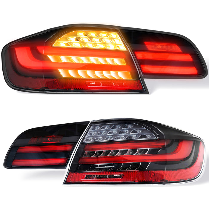 PENSUN Tail Lights Rear Lamp LED Smoke Fit for 2008-2013 BMW 3-Series M3 E92 Coupe LCI