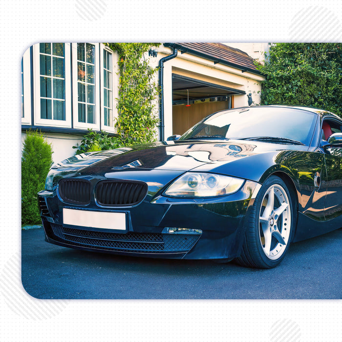 PENSUN Front Kidney Grille Grill Fit For 2003-2008 BMW Z4 E85 E86 Coupe Roadster / Matte Black