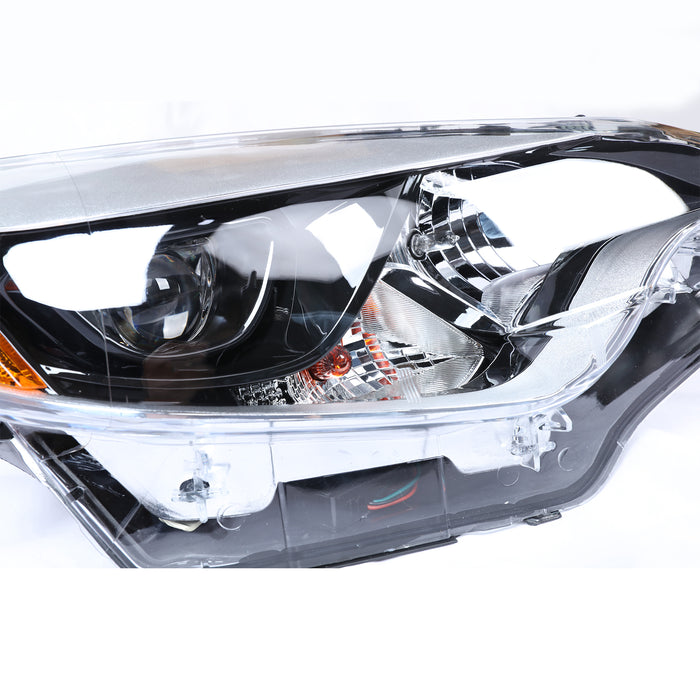 PENSUN Pair LED Headlights Headlamps Black LH+RH Fits For Toyota Corolla 2014 2015 2016