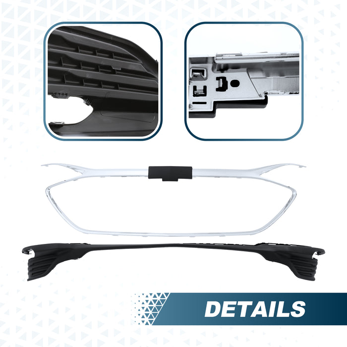 PENSUN Front Bumper Cover Kit Fit for 2019-2022 Chevy Malibu