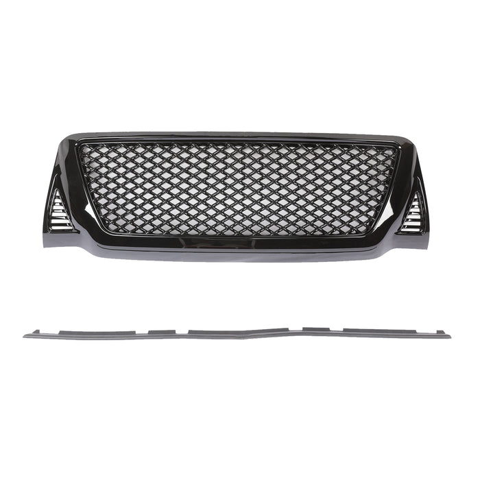 PENSUN Hood Grille Black Honeycomb Mesh Grill For 2005-2011 Toyota Tacoma Front Bumper