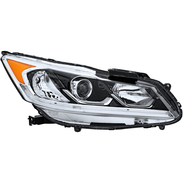 PENSUN Passenger RH Right Headlight Headlamp LED DRL For 2016 2017 Honda Accord Sedan