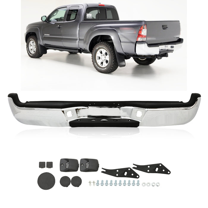 PENSUN Rear Step Bumper Assembly Fit for 2005-2015 Toyota Tacoma 5215104061