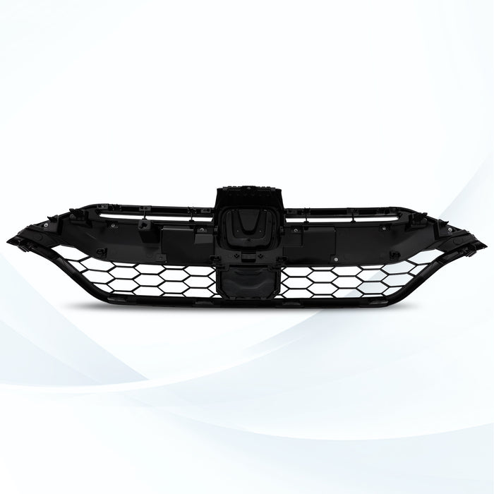 PENSUN Front Bumper Upper Grille Grill Black Honeycomb For 2020 2021 2022 Honda CRV