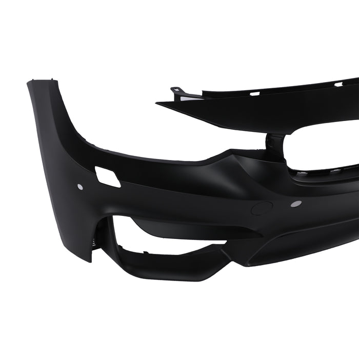 PENSUN F80 M3 Style Front Bumper Cover W/PDC Holes Fit for 2012-2018 BMW F30 F31 3 Series 4 Doors Sedan Wagon, not Fit for M3 M4 F80 Vehicle