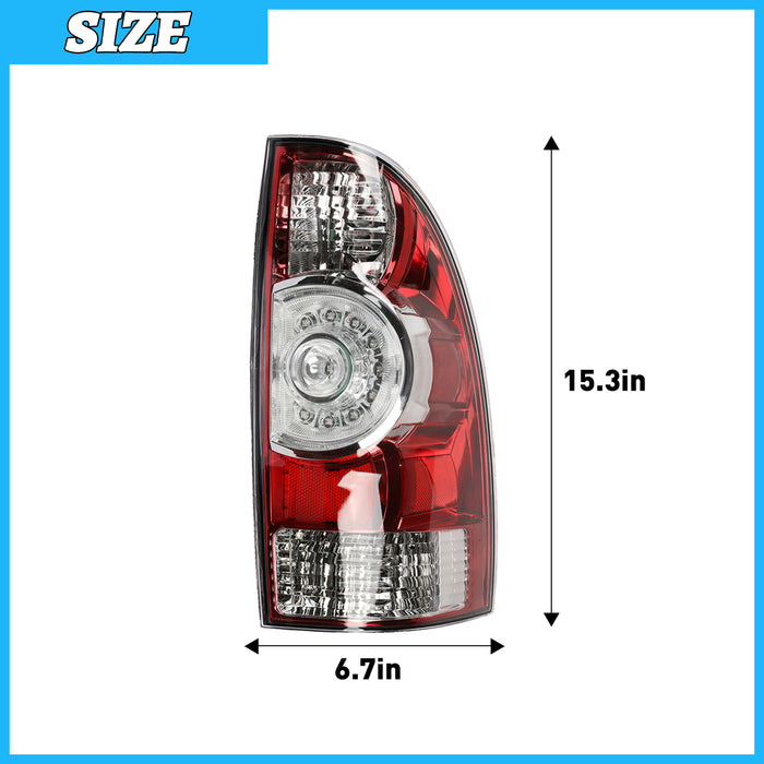 PENSUN LED Passenger Side Tail Light  Brake Lamp RH For 05-15 TOYOTA TACOMA Replacement