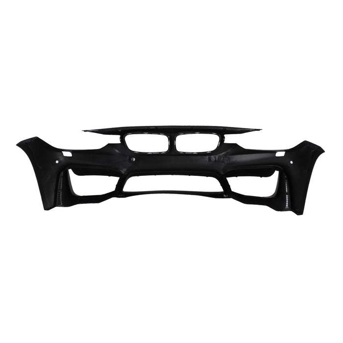 PENSUN F80 M3 Style Front Bumper Cover W/PDC Holes Fit for 2012-2018 BMW F30 F31 3 Series 4 Doors Sedan Wagon, not Fit for M3 M4 F80 Vehicle