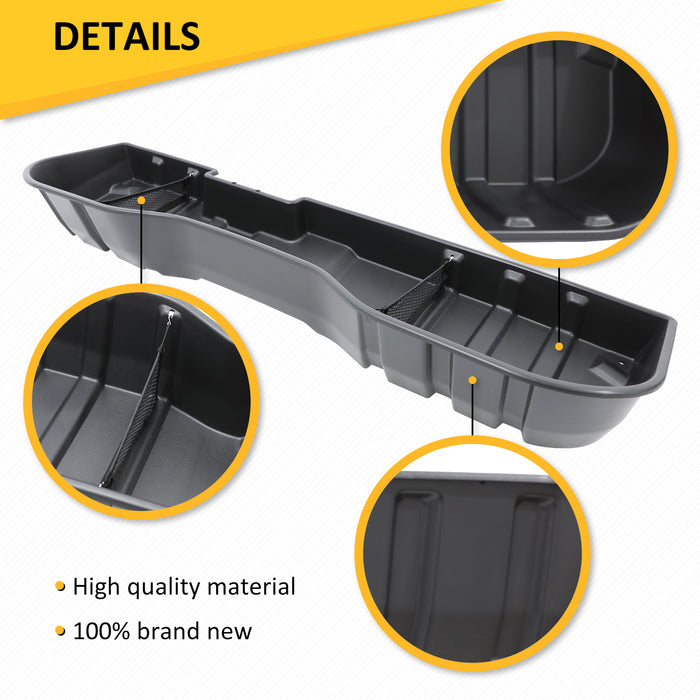 PENSUN Underseat Storage Box Fit for 2007-2018 Chevrolet Silverado / 2007-2019 GMC Sierra Crew Cab