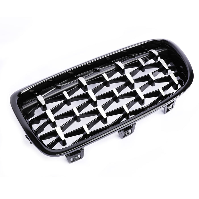 PENSUN Front Kidney ABS Grill Grille Guards For 2012-2018 BMW 3-Series F30 F31 F35 328i 335i / Glossy Black