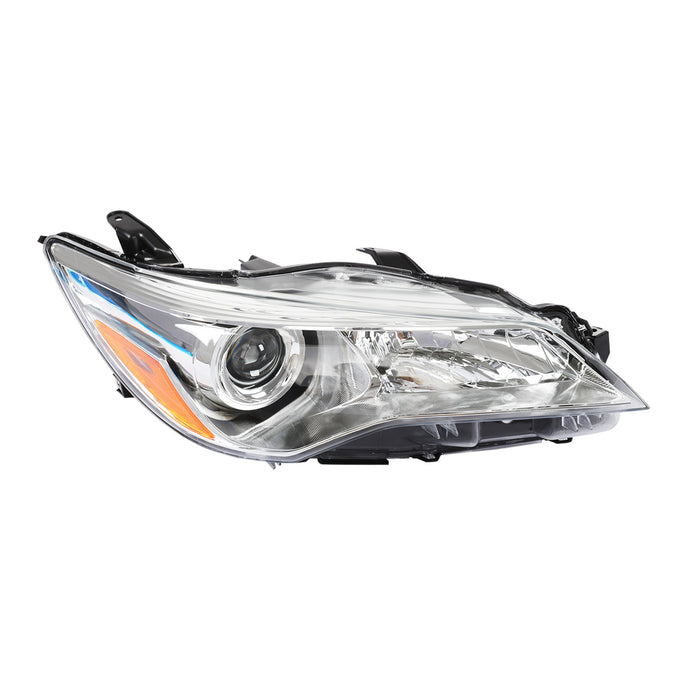 PENSUN Headlights Assembly Fit for 2015 2016 2017 Toyota Camry Replacement Chrome Housing