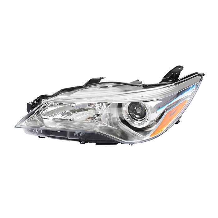 PENSUN Headlights Assembly Fit for 2015 2016 2017 Toyota Camry Replacement Chrome Housing