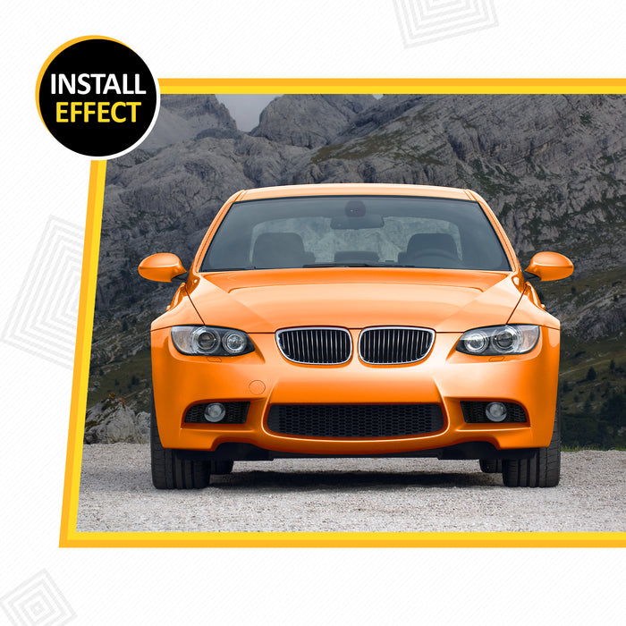 PENSUN M3 Style Front Bumper Cover With Fog Lights Fit for 2007-2010 BMW E92 E93 328i 335i Coupe