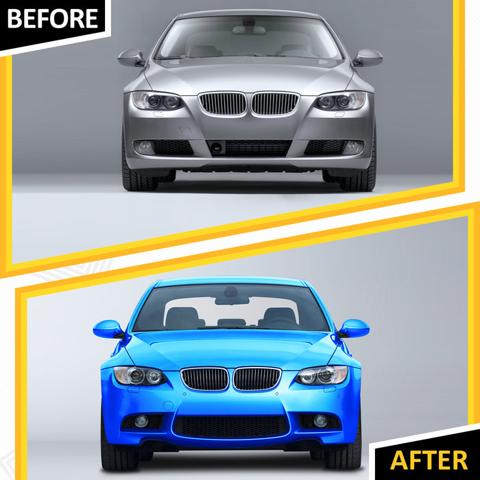 PENSUN M3 Style Front Bumper Kit W/Fog Lights W/PDC Fit for 2011-2019 BMW E92 E93 3-Series 335