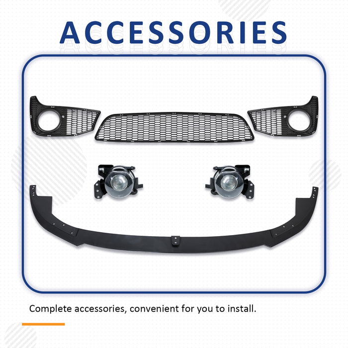 PENSUN F80 M3 M4 Looks Refitted Style Bumper W/O PDC Holes W/Fog