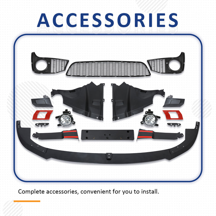 PENSUN M3 Style Front Bumper Fit for 2012-2019 BMW 3 Series F30 F31 Sedan Wagon, Not Fit M4 M3 Vehicle