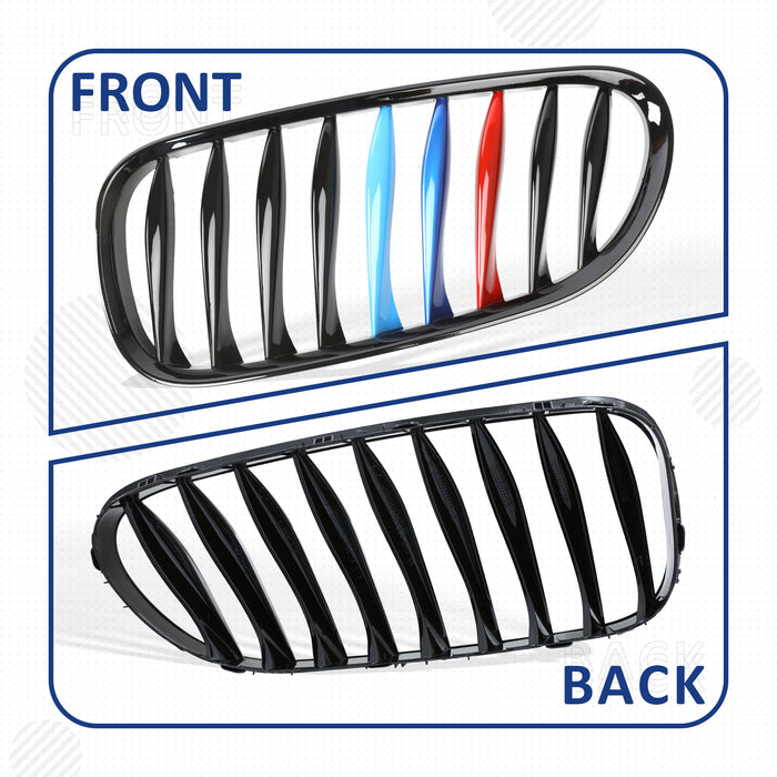 PENSUN Front Kidney Grille Grill Fit For 2003-2008 BMW Z4 E85 E86 Coupe Roadster / Multi Color