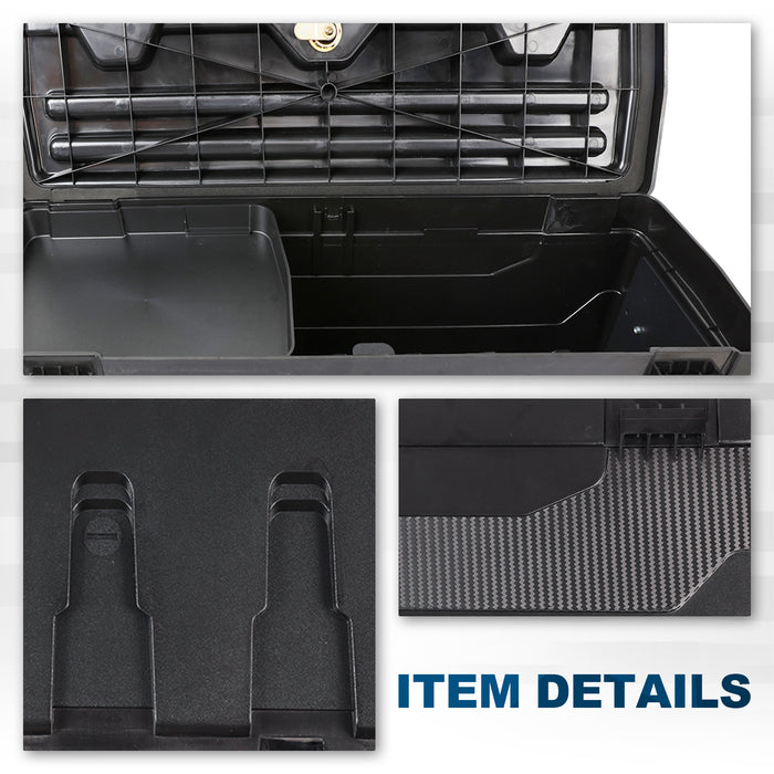 PENSUN Truck Bed Storage Case Wheel Well Tool Lockable Box Fit For 2015-2019 Ford F-150