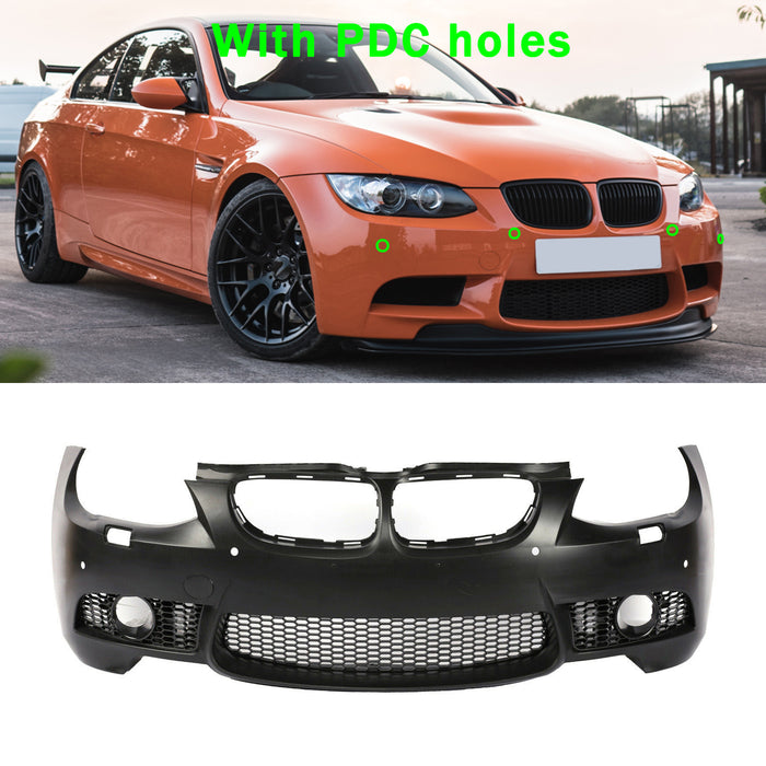 PENSUN M3 Style Front Bumper W/PDC Fit for 2011-2019 BMW E92 E93 3-Series 335