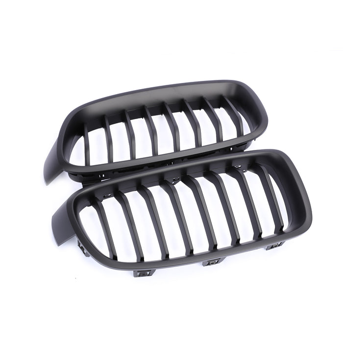 PENSUN Front Kidney ABS Grill Grille Guards For 2012-2018 BMW 3-Series F30 F31 F35 328i 335i / Matte Black