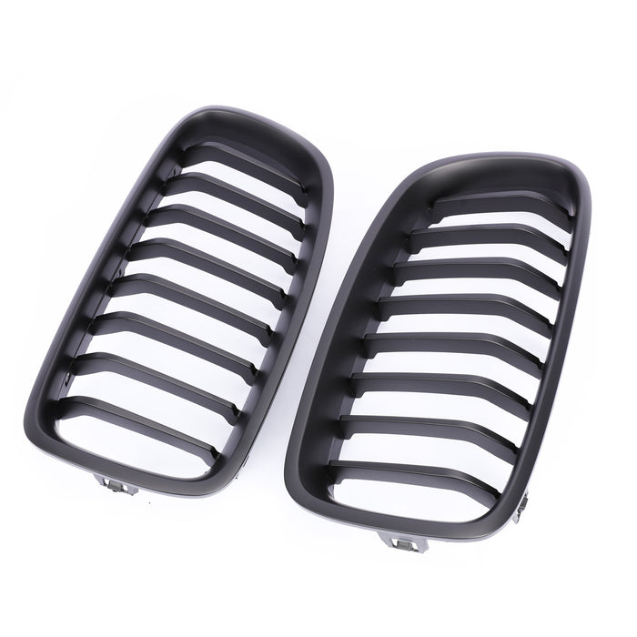 PENSUN Front Kidney ABS Grill Grille Guards For 2012-2018 BMW 3-Series F30 F31 F35 328i 335i / Matte Black