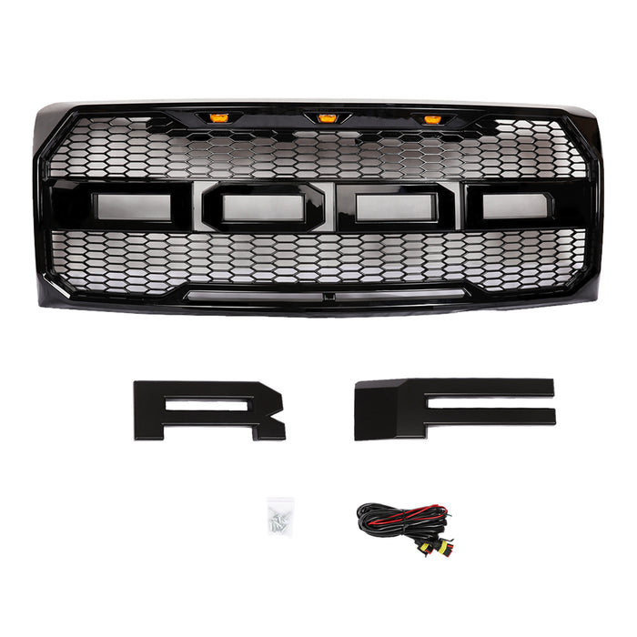 PENSUN Upper Hood Grill Raptor Style Grille Fit For2009-2014 Ford F150 F-150